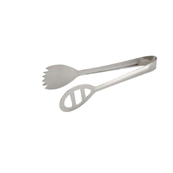 - PTOS-8, 7.75-Inch Oval Salad Tong, Stainless Steel