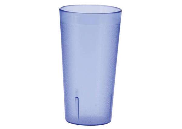 PTP-12B, 12-Ounce Blue Pebbled Plastic Tumblers, 1 Dozen