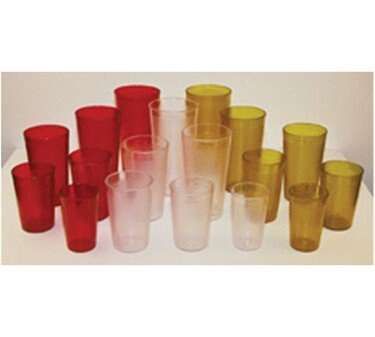 - PTP-24A, 24-Ounce Amber Pebbled Tumblers, 12-Piece Pack