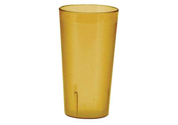 PTP-24A, 24-Ounce Amber Pebbled Tumblers, 12-Piece Pack