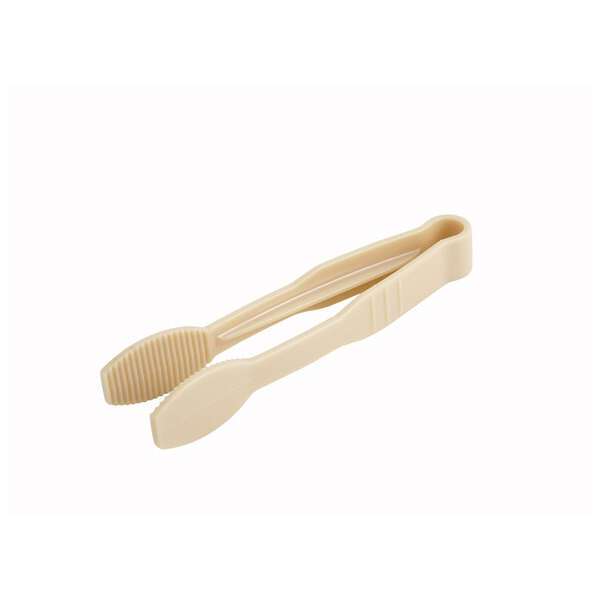 - PUTF-6B, 6-Inch Polycarbonate Flat-Grip Tong, Beige