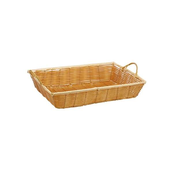 - PWBN-12B, 12x8x3-Inch Oblong Poly Woven Basket with Handles