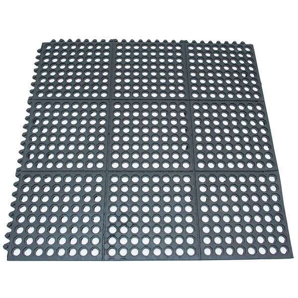 - RBMI-33K, 36x36x0.5-Inch Interlocking Grease-Resistant Anti-Fatigue Square Rubber Floor Mat, Black
