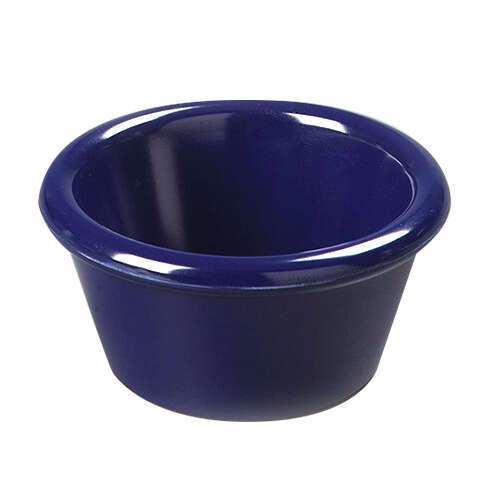 Winco RP-3NY, 3-Ounce Plain Melamine Ramekins, Navy Blue, 1 Dozen