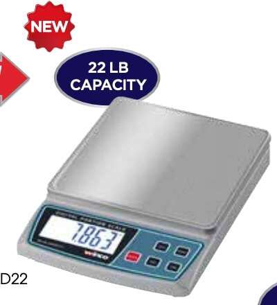 - SCAL-D22 Digital Portion Scales, 22 lbs, EA