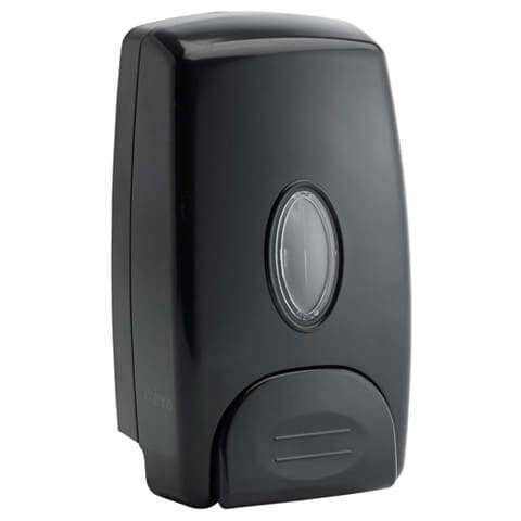 - SD-100K 1L Capacity Wall Mount Manual Soap Dispenser Black, EA