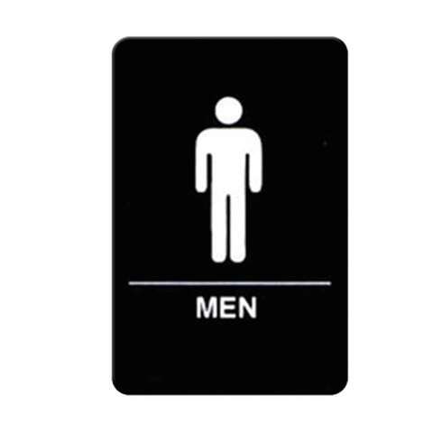- SGNB-605, 6x9-inch 'Men' Braille Information Sign