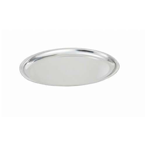 - SIZ-11, 11-Inch Oval Sizzling Platter, Stainless Steel