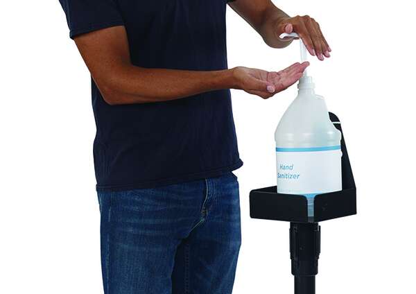 Winco SMJH-9K, 1-Gallon Jug Holder Stanchion Mount (Discontinued)