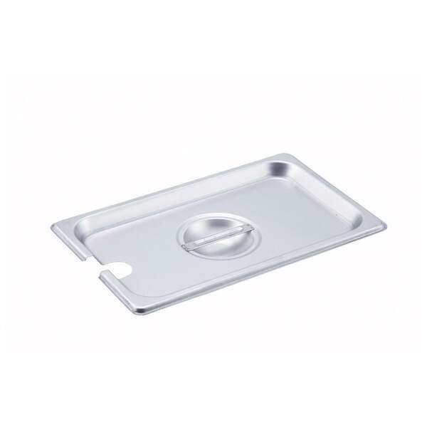 - SPCQ, Quarter-Size Slotted Stainless Steel Steam Table Pan Cover, NSF