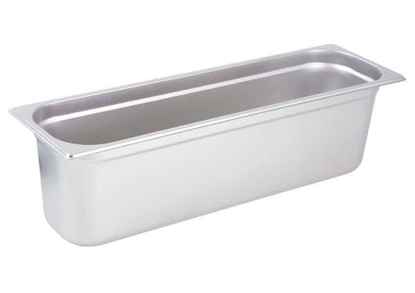 - SPJH-6HL, Anti-Jam Steam Pan, Half-Long, 6-inch, 22 Gauge Stainless Steel, NSF