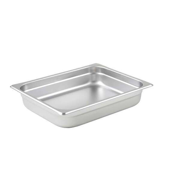 - SPJL-202, 2.5-Inch Deep, Half-Size Anti-Jamming Steam Table Pan, 25 Gauge, NSF