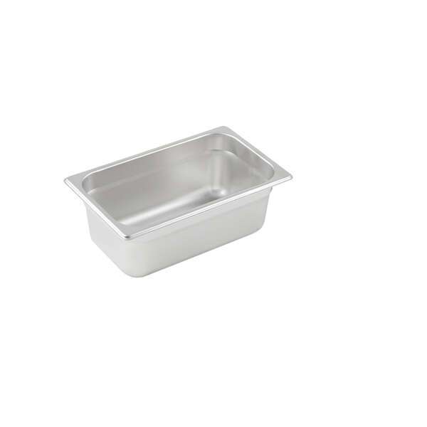 - SPJL-404, 4-Inch Deep, Quarter-Size Anti-Jamming Steam Table Pan, 25 Gauge, NSF