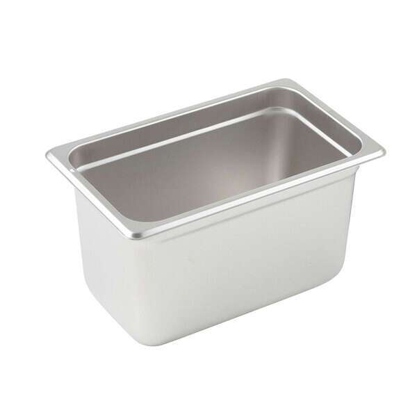 Winco SPJM-406, 6-Inch Deep Quarter Size Anti-Jamming Steam Pan