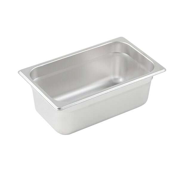 - SPJP-404, 4-Inch Deep Quarter Size Anti-Jamming Steam Table Pan, NSF