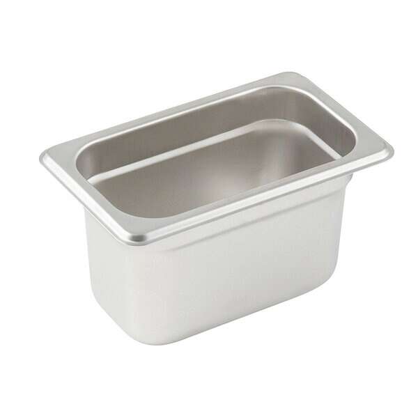 - SPJP-904, 4-Inch Deep One-Ninth Size Anti-Jamming Steam Table Pan, NSF