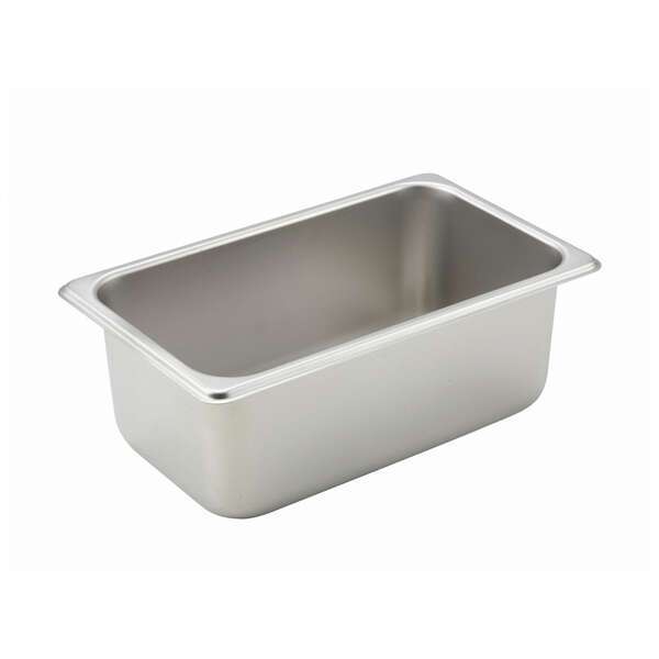 - SPQ4, 4-Inch Deep Quarter Size Steam Table Pan, NSF