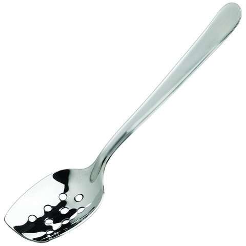 - SPS-P8, 8-Inch Perforated Slanted Plating Spoon