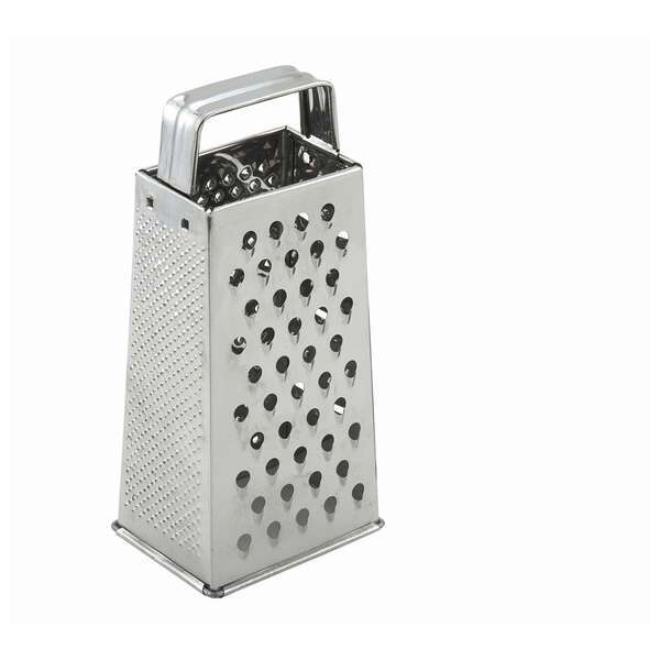 - SQG-1, 4x3x9-Inch Stainless Steel Tapered Grater with Handle