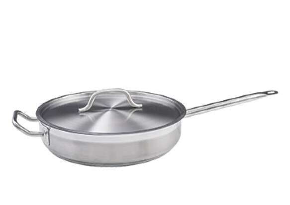 - SSET-5, 5-Quart Saute Pan with Cover, Stainless Steel, NSF