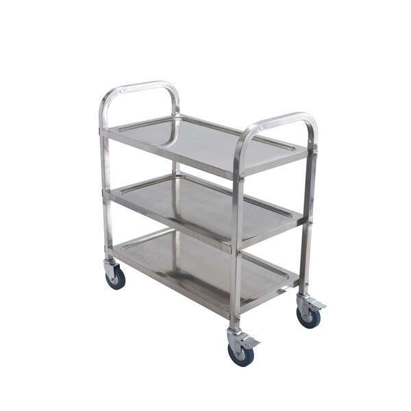 - SUC-30, 30x16x32-Inch 3-Level Stainless Steel Trolley