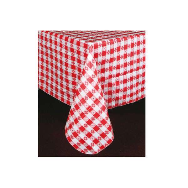 - TBCS-52R, 52x52-Inch Red Square Table Cloth