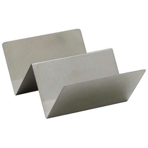 - TCHS-12, 1-2 Compartments Taco Holder, Stainless Steel