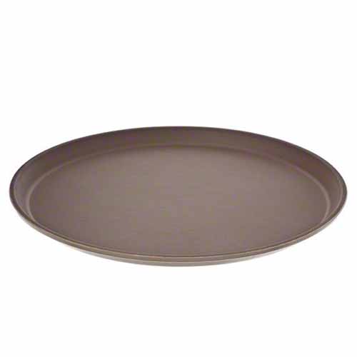 Winco TFG-16N, 16-Inch Round Non-Slip Fiberglass Tray, Brown