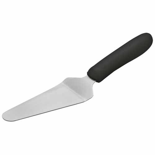 - TKP-51, Offset Pie Server with 4.63x2.38 Blade and Black Polypropylene Handle, NSF
