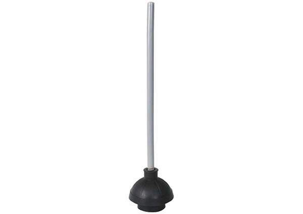 - TP-300, Rubber Toilet Plunger with 19-Inch Wood Handle
