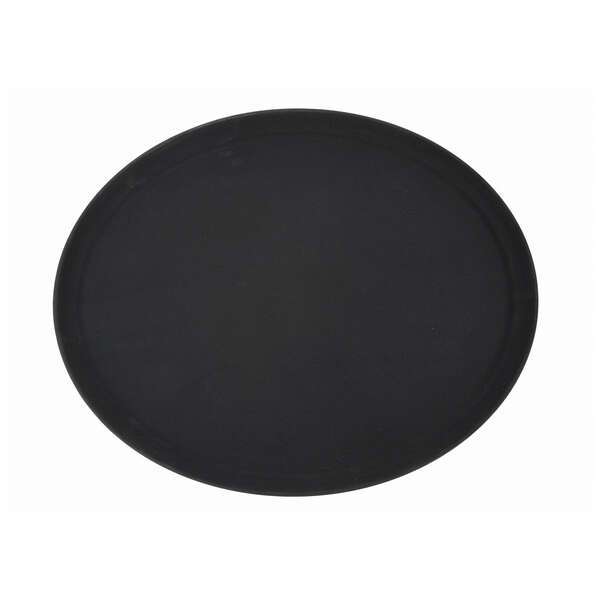 - TRH-2722K, 22x27-Inch Oval Tray, Black
