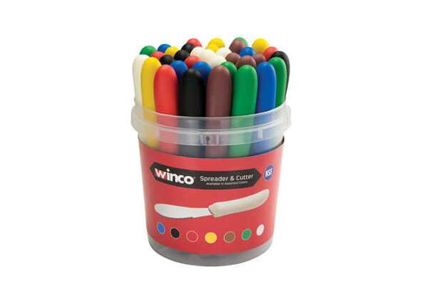 - TWP-3135, 3.63-Inch Butter Spreader, Polypropylene Handle, Bulk Pack, NSF, 35/CS