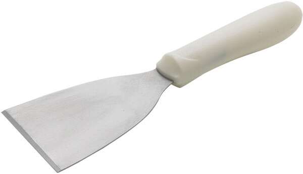 - TWP-32, Scraper with 4.5x3.13-Inch Blade and White Polypropylene Handle, NSF