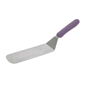 - TWP-90P, 8.25x2.87-Inch Stainless Steel Flexible Turner with Offset, Purple Handle