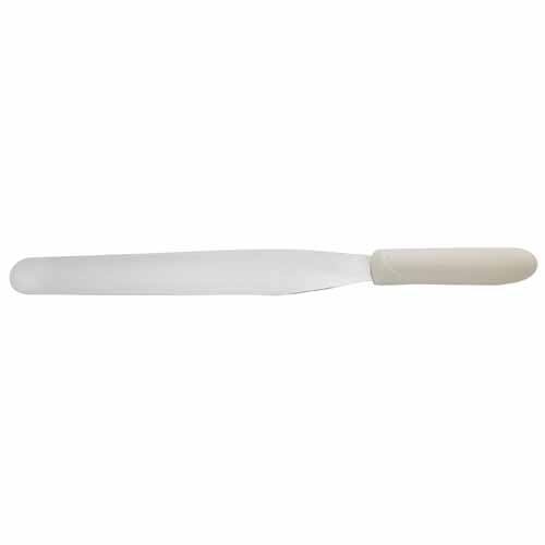 - TWPS-9, Bakery Spatula with 10x1.38-Inch Blade and White Polypropylene Handle, NSF
