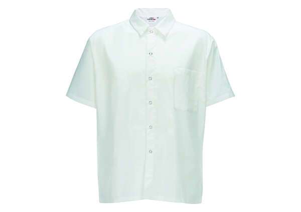 Winco UNF-1W4XL White Snap-Button Chef Shirt 4XL, EA
