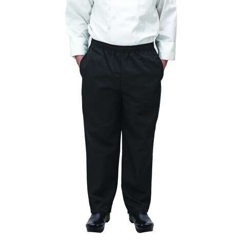 - UNF-2KXXL, Chef Pants, Black, 2X