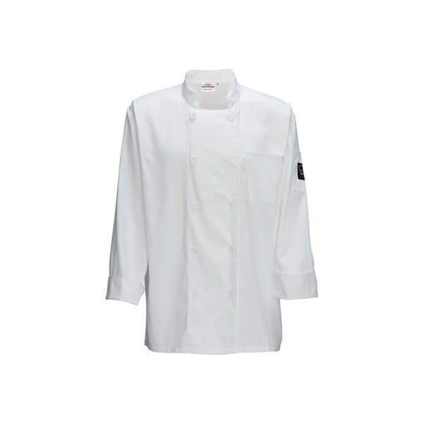 - UNF-5WM, White Universal Fit Chef Jacket, Medium
