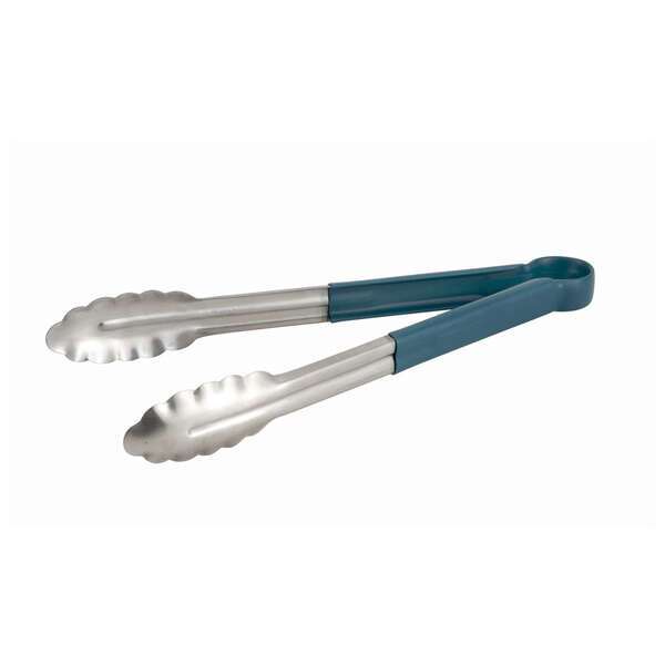 - UT-12HP-G, 12-Inch Heavy Duty Utility Tong with Green Plastic Handle