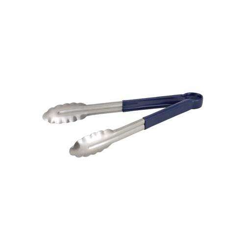 - UT-9HP-B, 9-Inch Heavy Duty Utility Tong with Blue Plastic Handle
