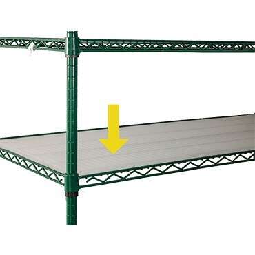 Winco VM-1860, 18x60-Inch Polypropylene Shelving Mat, 4-Piece Pack (Discontinued)