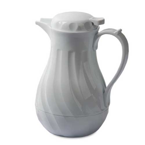 - VSW-64W, 64-Ounce White Thermal Swirl Server