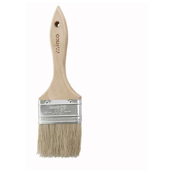 - WBR-25, 2.5-Inch Flat Pastry Brush with Wooden Handle