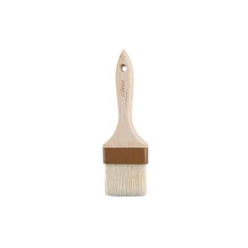 - WBRP-20H, 2-Inch Wide Flat Boar Bristle Pastry Brush with Plastic Handle and Hook