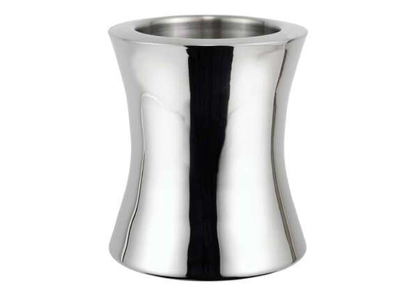 - WC-60, Hourglass Double Wall Wine Cooler, Stainless Steel