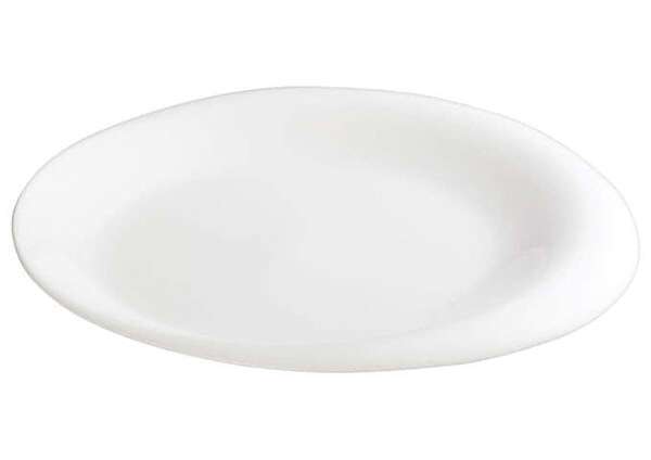 Winco WDP004-202, 10-Inch Dia Ardesia Ocea Porcelain Large Oval Plate, Creamy White, 24/CS (Discontinued)