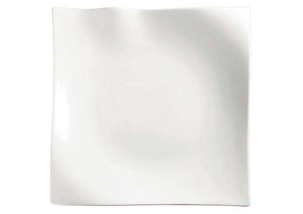 Winco WDP010-101, 9-Inch Ardesia Falette Porcelain Square Bowl, Bright White, 12/CS (Discontinued)