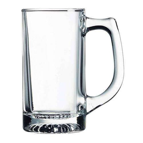 Winco WG05-002, 13-Ounce Sports Beer Mugs, 24/CS