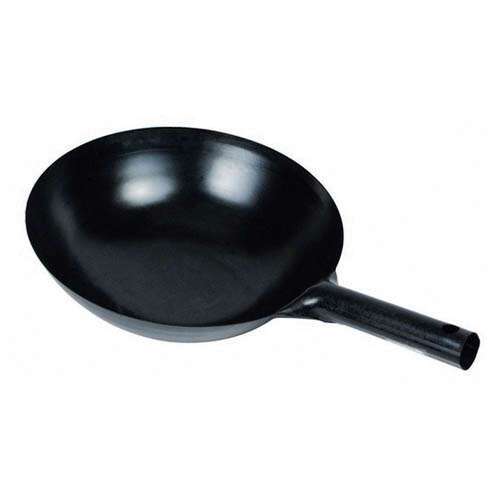 - WOK-36, 16-Inch Black Chinese Wok with Integral Handle
