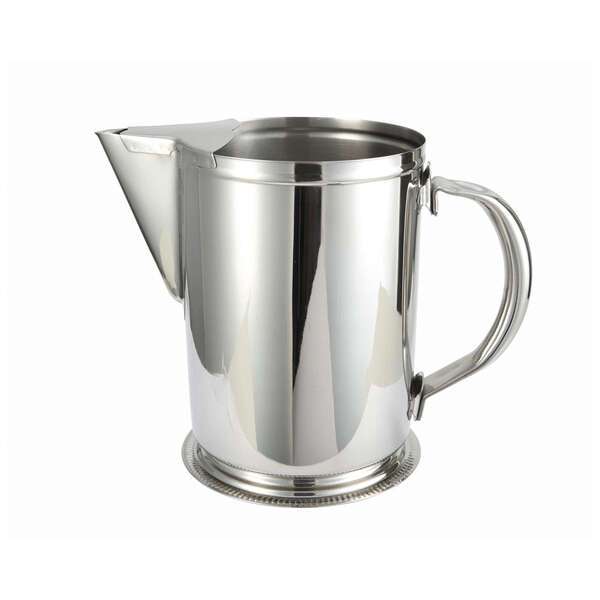 - WPG-64, 64-Ounce Water Pitcher with Ice Guard, Stainless Steel